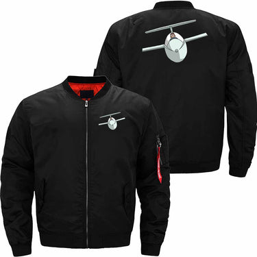 Funny pilot flying in glider JACKET THE AV8R
